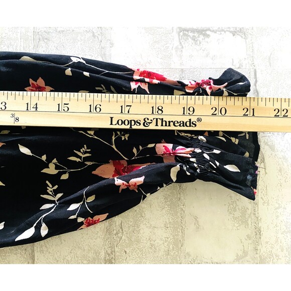 NWT Free People Black Combo Lighten Up Long Sleeve Belted Collared Mini Dress S - Picture 7 of 15